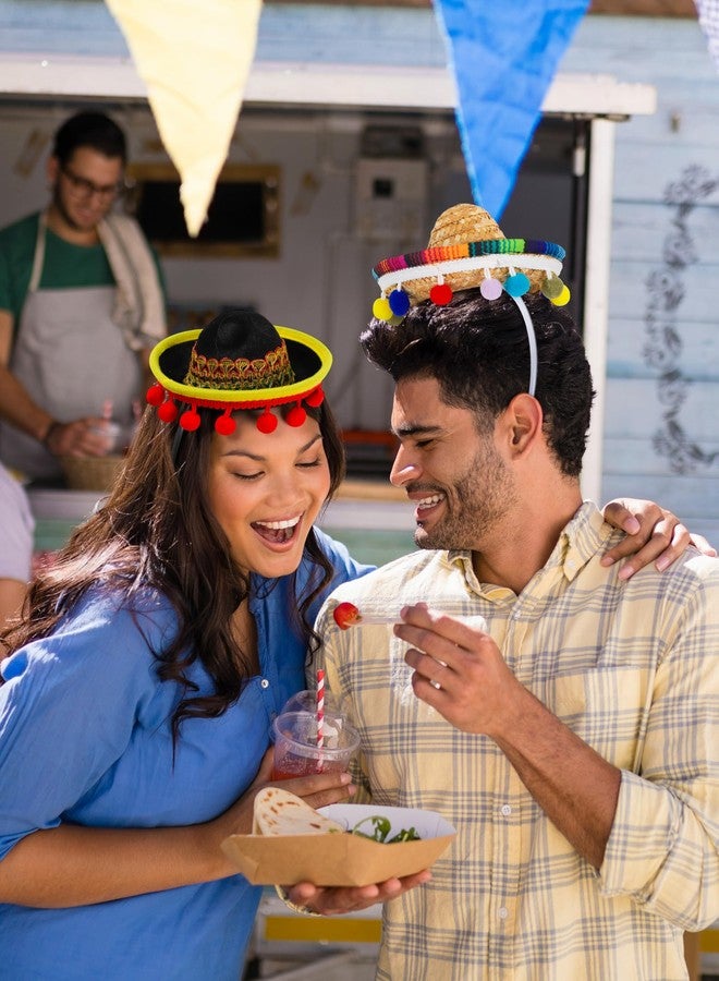 Melisheer Cinco De Mayo Mini Sombrero Headbands with Fiesta Party Costume Theme - Image 5